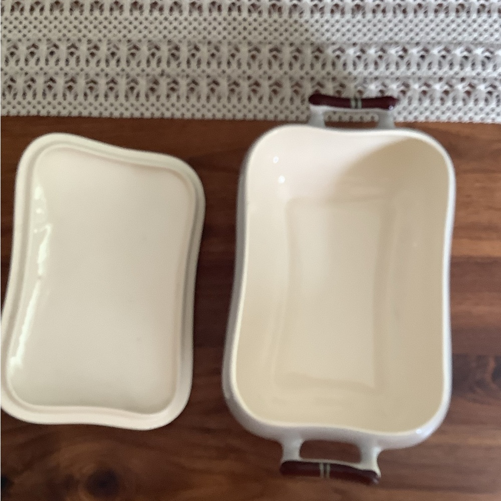 Vintage Weil Ware California blossoms casserole dish with lid -3A - Picture 8 of 8